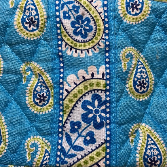 Vera Bradley Bermuda Blue Small Mini Bitty Little Bag Retired CUTE! - Picture 12 of 13